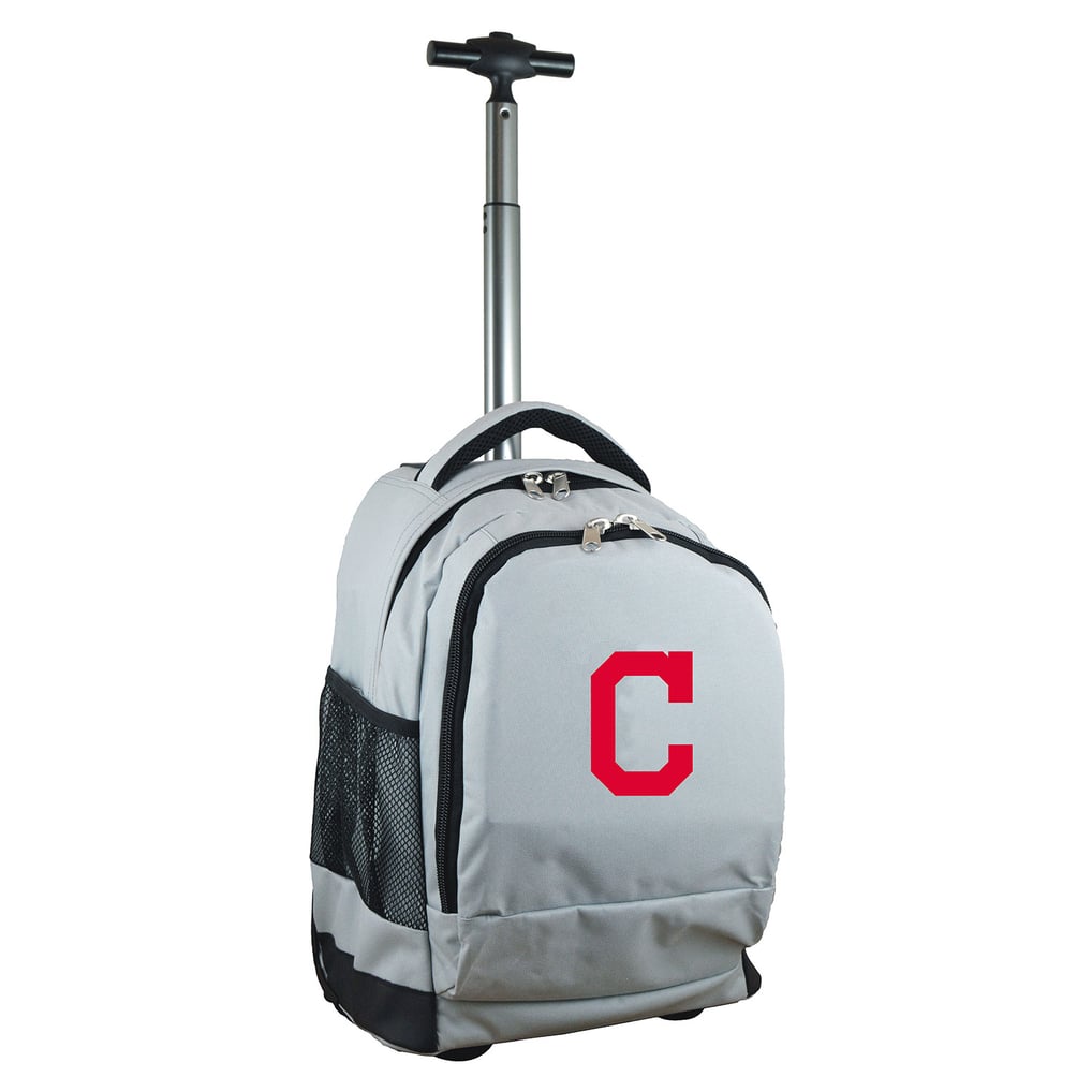 Cleveland Guardians 19'' Premium Wheeled Backpack - Gray