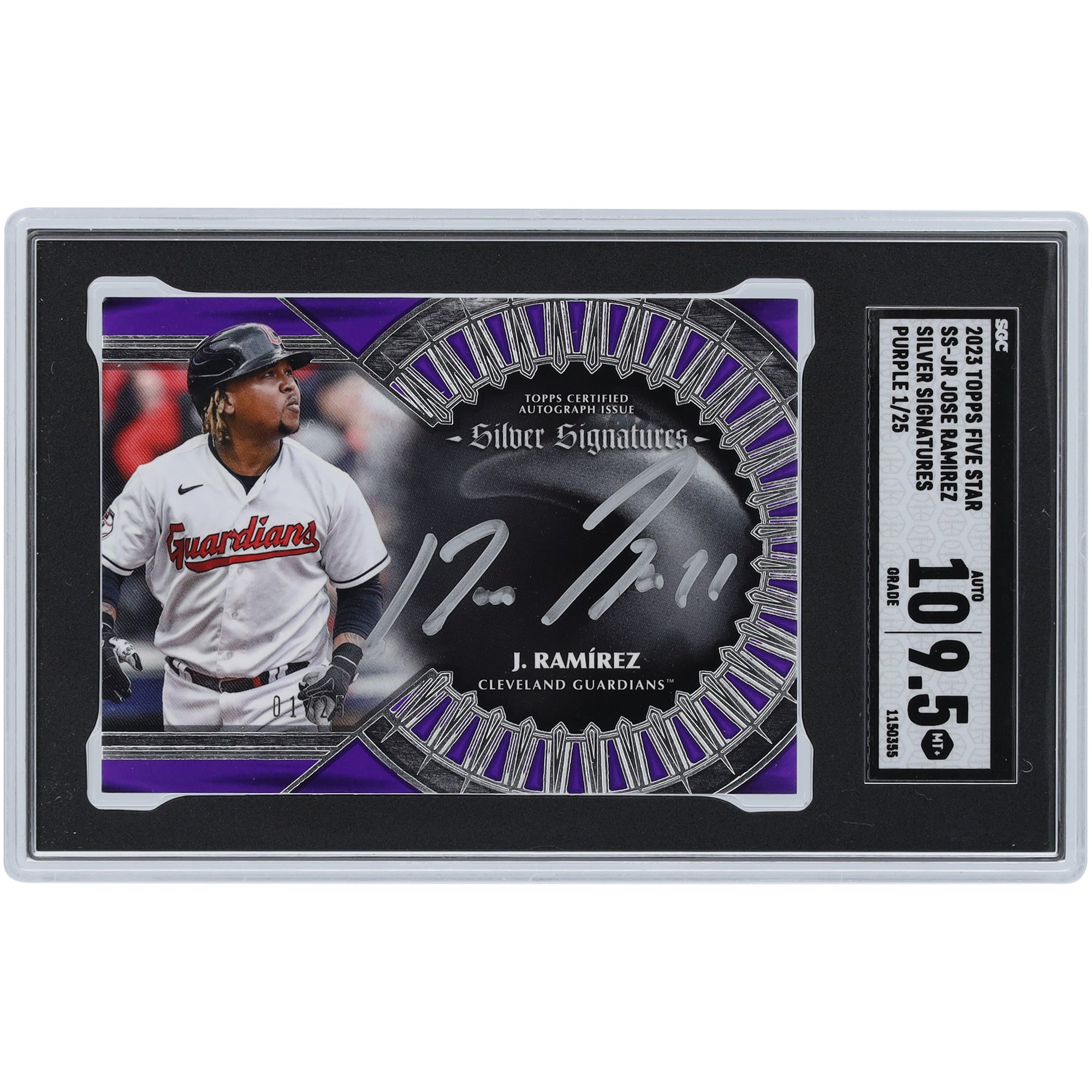 Topps Five Star ホセラミレス jose ramirez Auto MLB 直筆サイン 2024 
