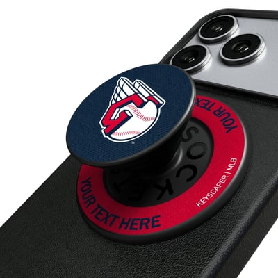 Cleveland Guardians Keyscaper Personalized PopSockets Magnetic Phone Grip & Stand
