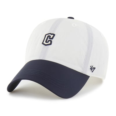 Cleveland Guardians '47 Modernia Clean Up Adjustable Hat - White/Navy