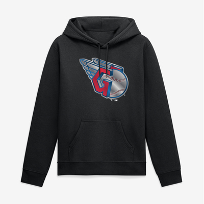 Cleveland Guardians Big & Tall Forged Mascot Hoodie - Black