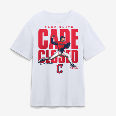Cade Smith Cleveland Guardians Cade Closed T-Shirt - White