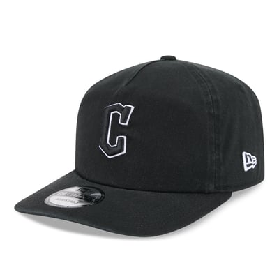 Cleveland Guardians New Era 19TWENTY Adjustable Hat - Black