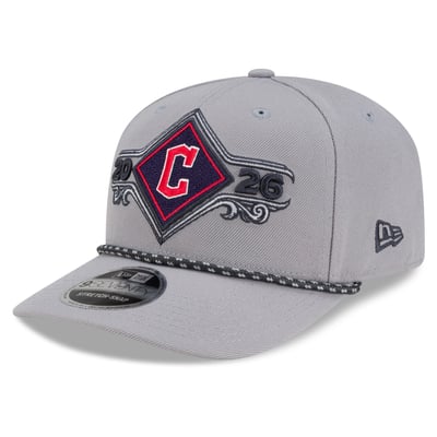 Cleveland Guardians New Era 2026 American League Division Series Champions Locker Room 9SEVENTY Adjustable Hat - Gray