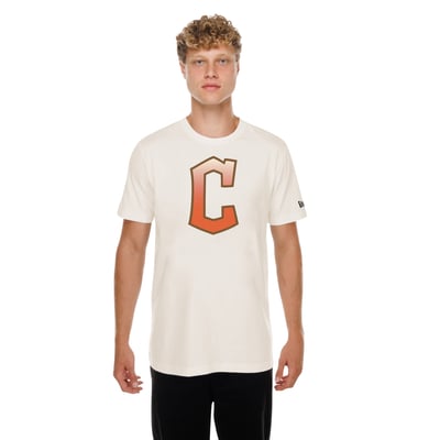 Cleveland Guardians New Era Pumpkin Spice T-Shirt - Natural