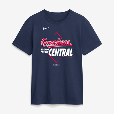 Cleveland Guardians Nike 2026 AL Central Division Champions T-Shirt - Navy