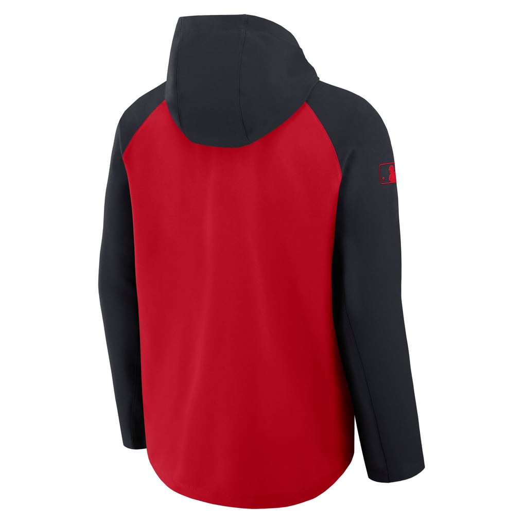 Cleveland Guardians Nike Authentic Collection Raglan Performance Full-Zip Jacket - Red/Navy