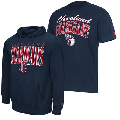 Cleveland Guardians Starter Logo Hoodie & T-Shirt Combo Pack - Navy