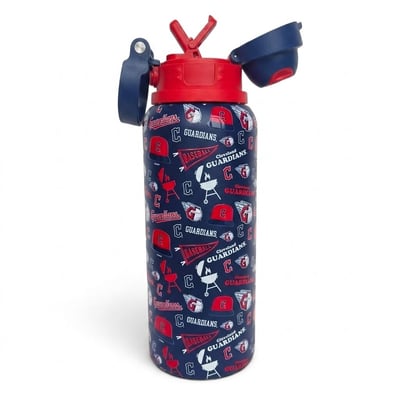 Cleveland Guardians Pegasus 32oz. Game Day Pennant Stainless Steel ProPress Water Bottle
