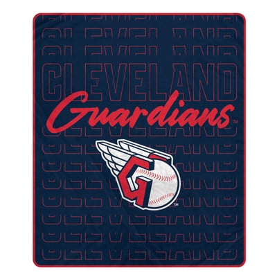 Cleveland Guardians Pegasus Echo Script Fade 50" x 60" Ultra Soft Throw Blanket