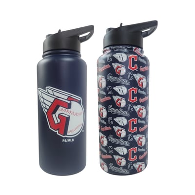 Cleveland Guardians Pegasus Game Day Duo 41oz. Stainless Steel Water Bottle Set