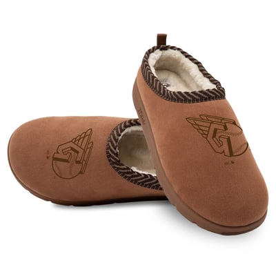 Cleveland Guardians ISlide Unisex Tonal Logo Mission Slippers - Tan
