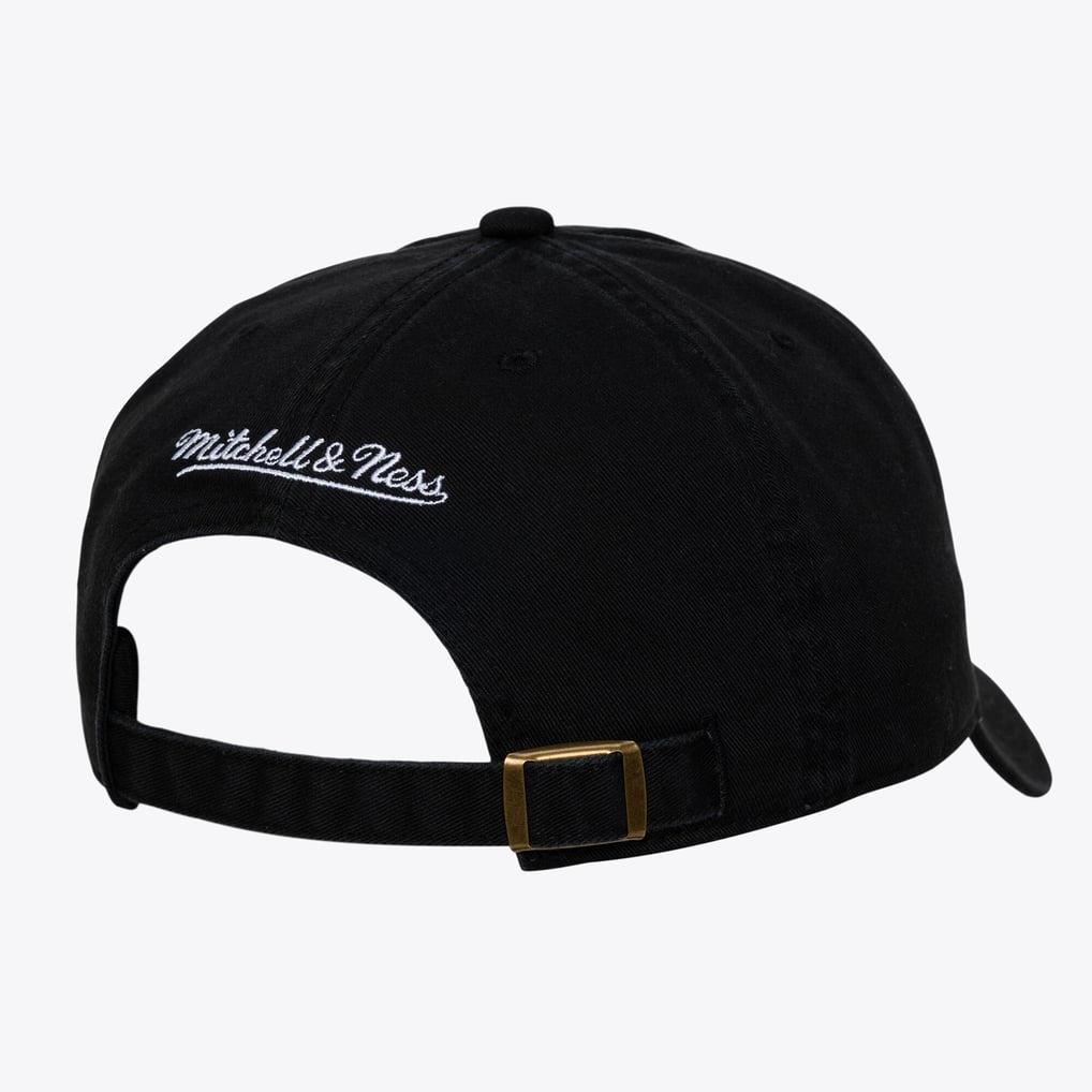 Cleveland Guardians Mitchell & Ness Unisex 1904 Strapback Adjustable Hat - Black & White