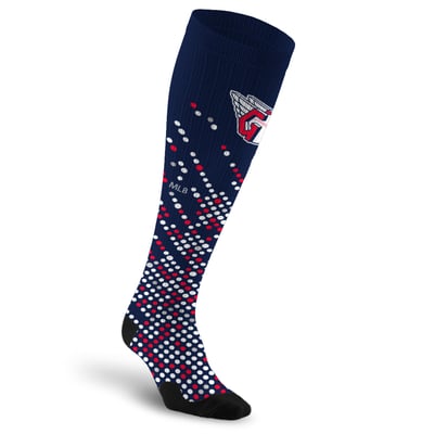 Cleveland Guardians PRO Compression Unisex  Scoreboard Over-the-Calf Compression Socks
