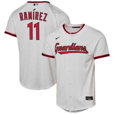 José Ramírez Cleveland Guardians Nike Youth Home Replica Jersey - White