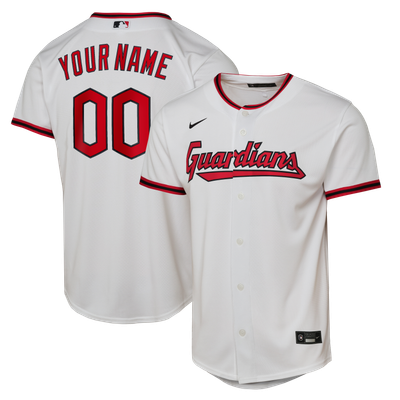 Cleveland Guardians Nike Youth Home Replica Custom Jersey - White