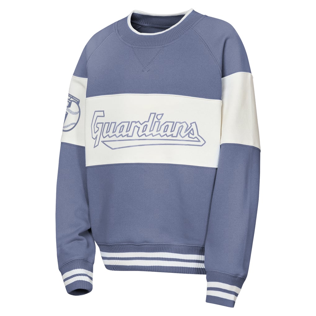  Cleveland Guardians Outerstuff Youth Ultimate Pastels On Base Sweatshirt - Blue