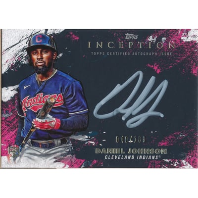 2021 Topps Inception Silver Signings #SSDJ Daniel Johnson/100