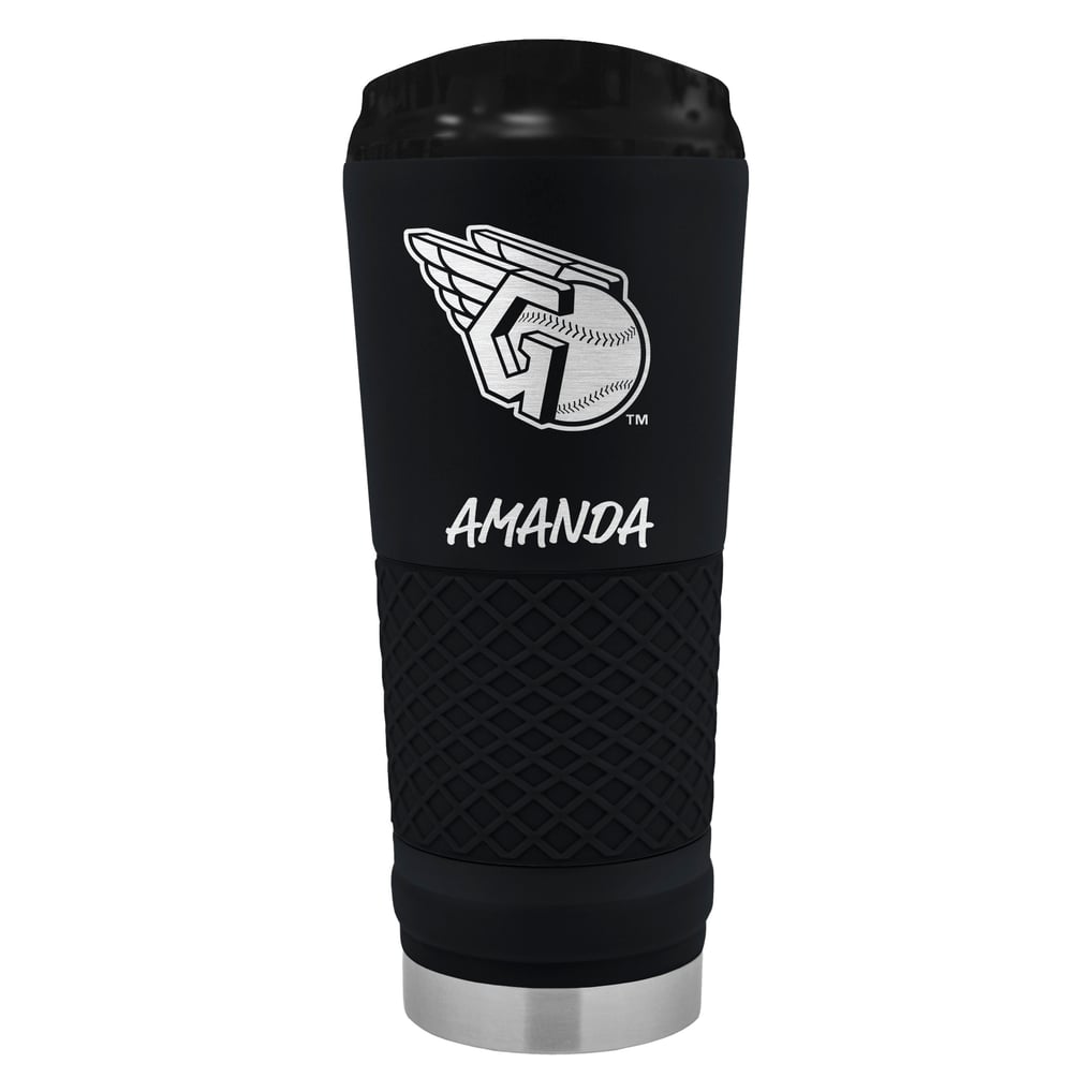 Cleveland Indians 24oz. Personalized Stealth Draft Beverage Cup - Black