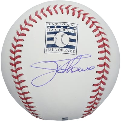 Jim Thome Cleveland Indians Autographed Fanatics Authentic Hall of Fame Logo Baseball