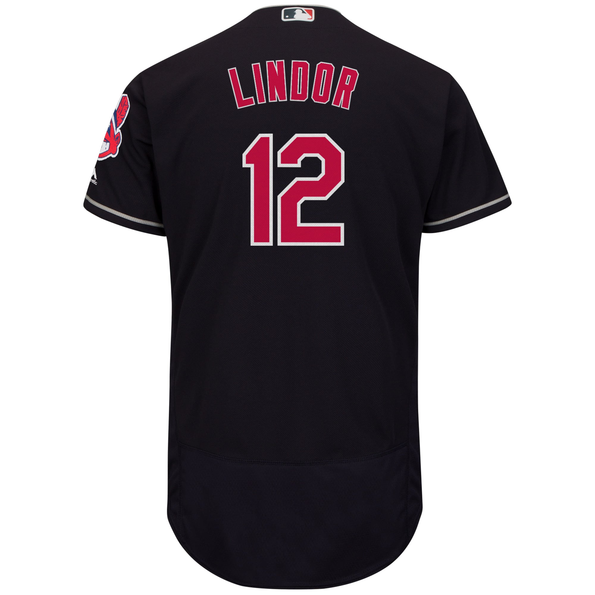 Francisco Lindor Cleveland Indians Majestic Alternate Authentic