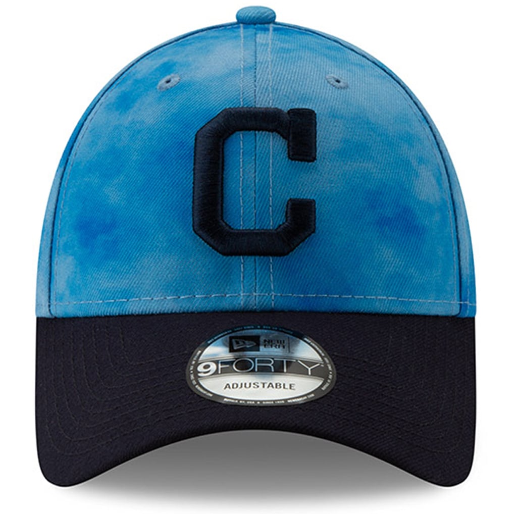 Men's Cleveland Indians New Era Blue/Navy Father's Day 9FORTY ...