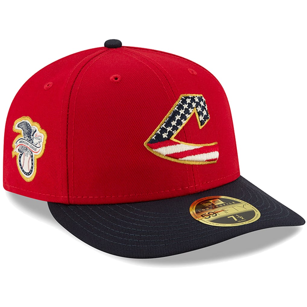 Men's Cleveland Indians New Era Red/Navy Stars & Stripes 4th of July On ...