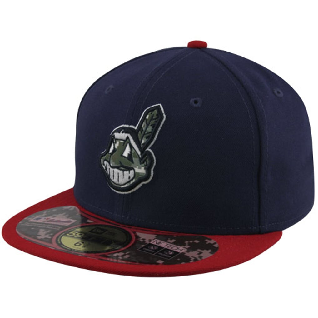 New Era Cleveland Indians Stars & Stripes On-Field 59FIFTY Fitted Hat ...