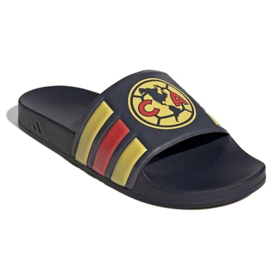 Club America adidas Unisex 2026/27 Trefoil Slide Sandals - Black