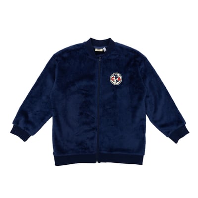  Club America Sport Design Sweden Youth Teddy Full-Zip Jacket - Navy