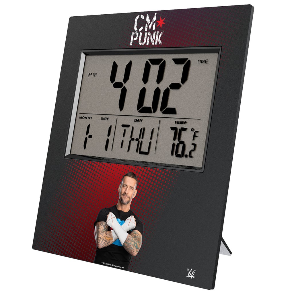 CM Punk Keyscaper Digital Desk & Wall Clock