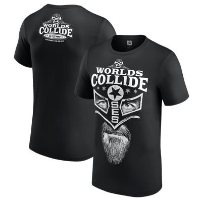 CM Punk Worlds Collide Chicago Punk Mask T-Shirt - Black