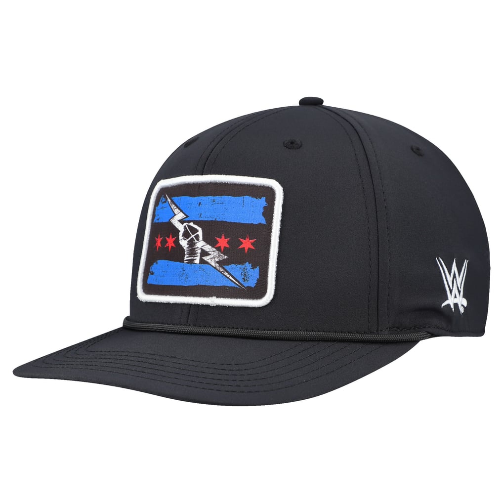 CM Punk WWE Primary Flag Mark Back 9 Snapback Hat - Black