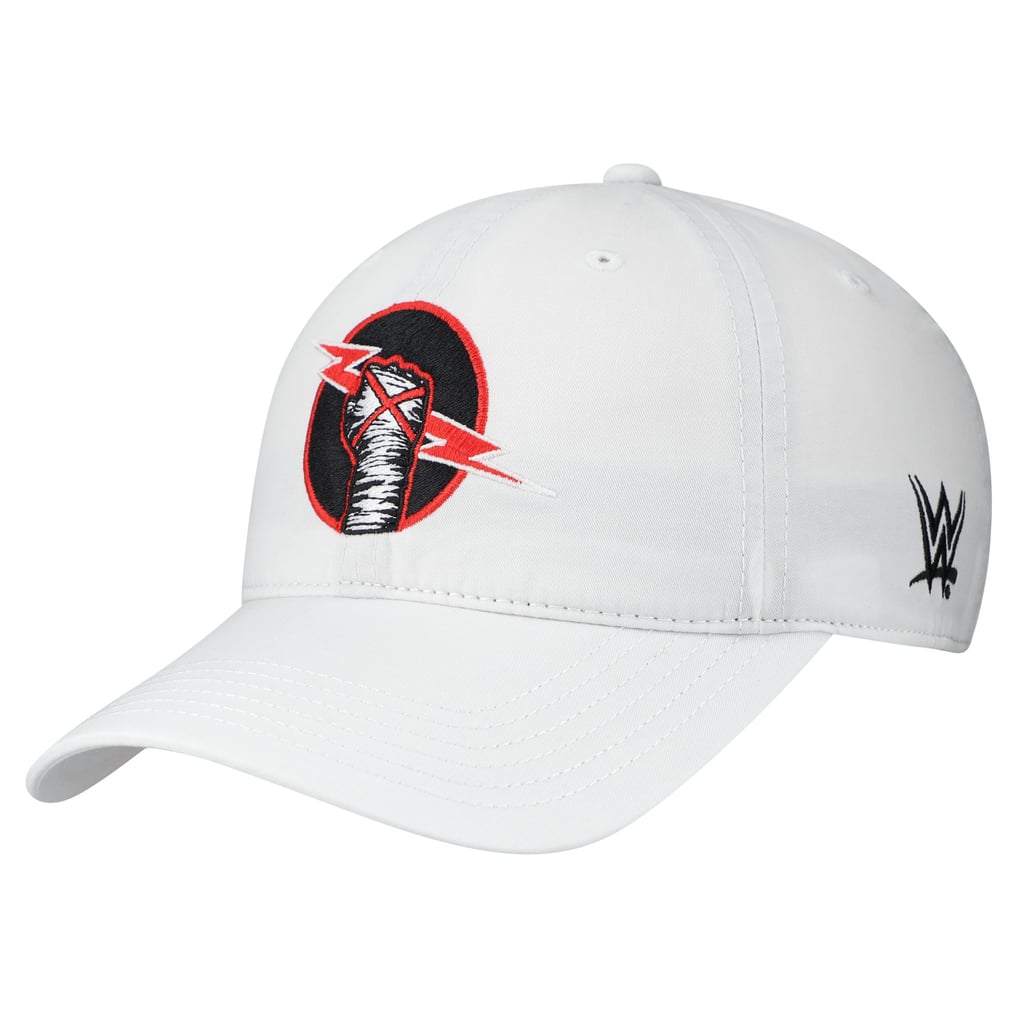 CM Punk WWE Circle Lightening Bolt Terra Twill Adjustable Hat - White