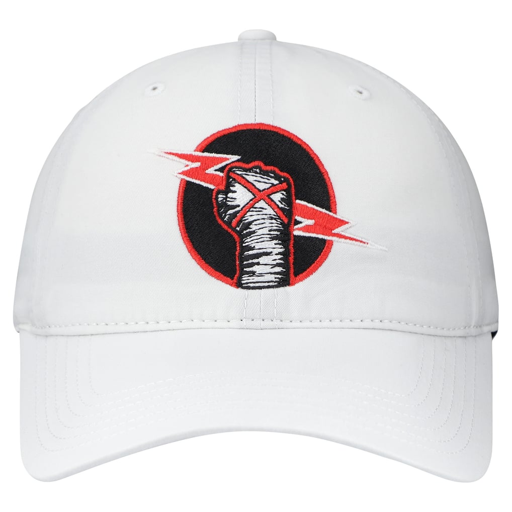 CM Punk WWE Circle Lightening Bolt Terra Twill Adjustable Hat - White