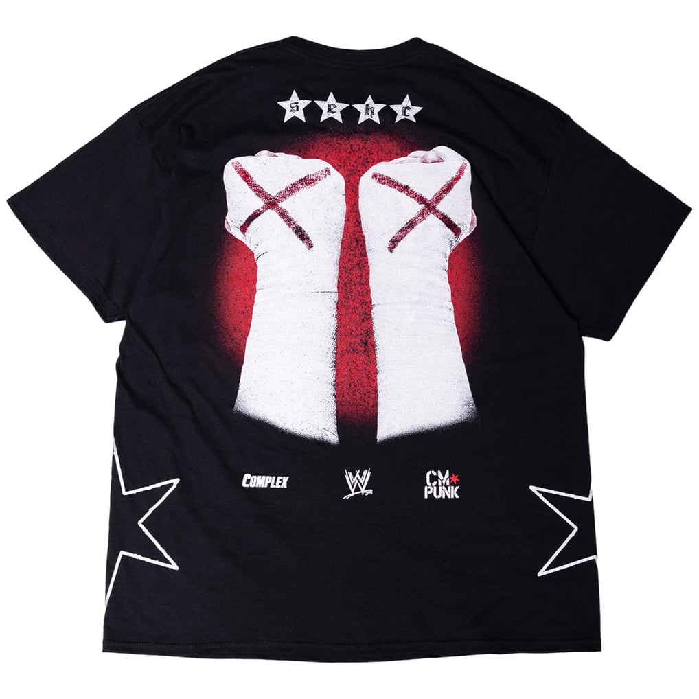 CM Punk WWE x Complex T-Shirt - Black