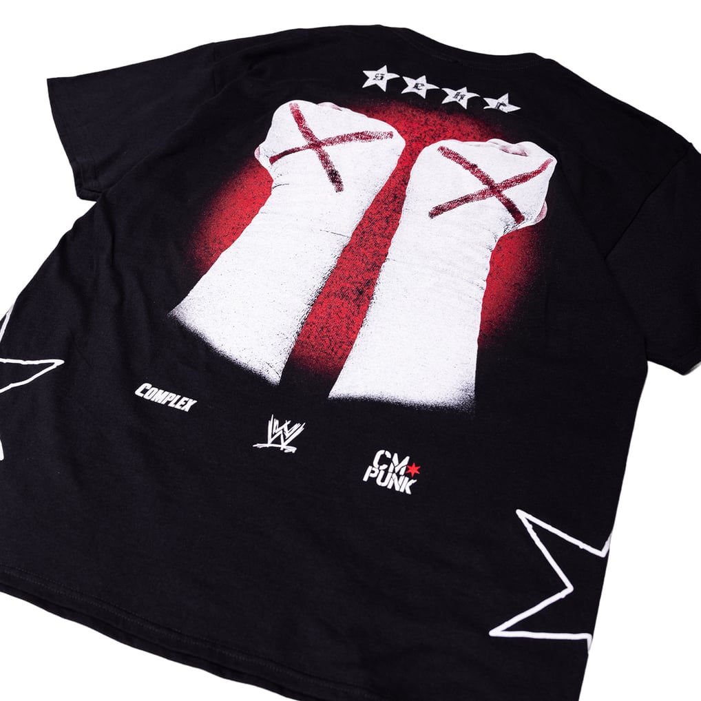 CM Punk WWE x Complex T-Shirt - Black
