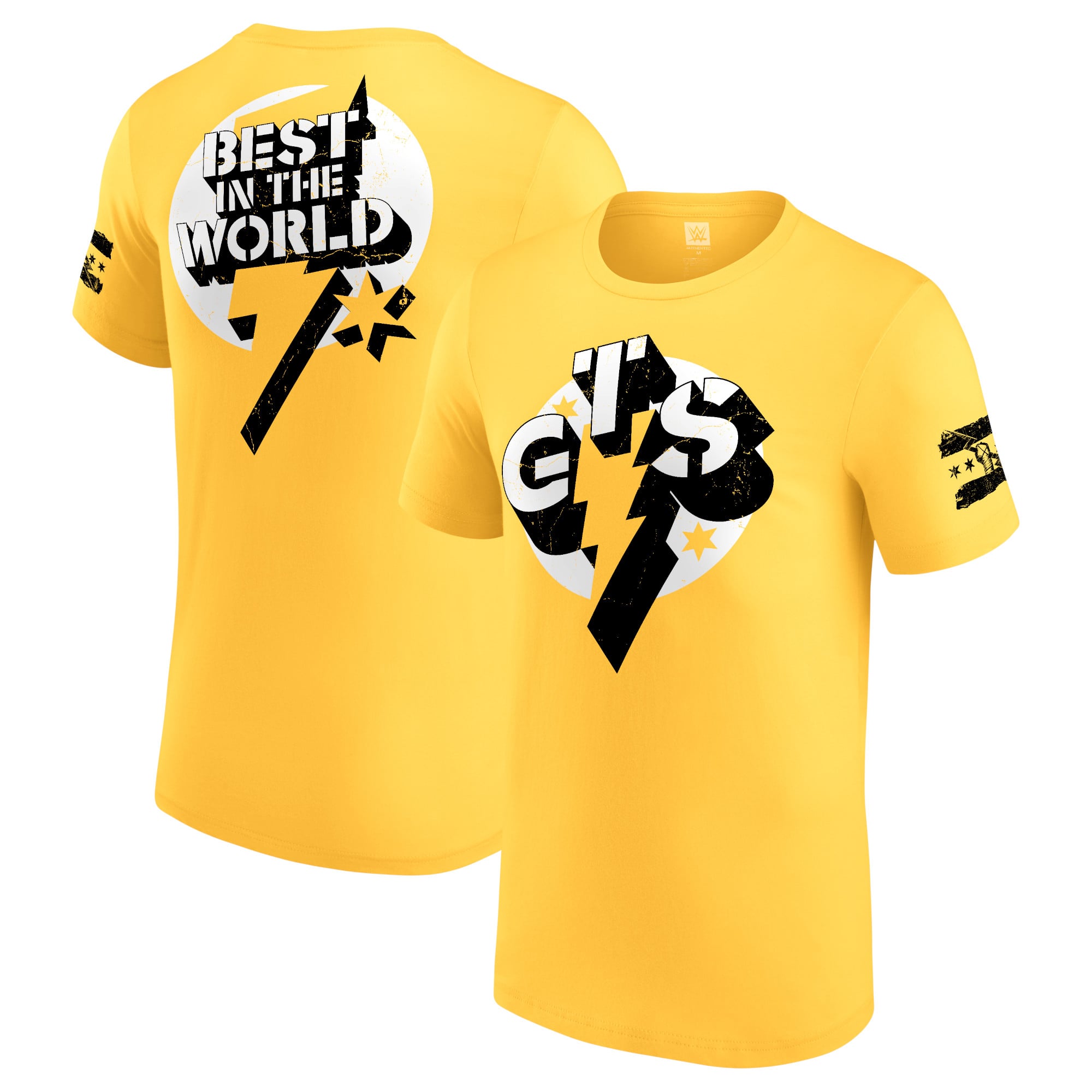T-shirt WWE CM Punk Crazy Chicks AJ - Taille S à XXL - Gris - Neuf Avec étiquettes