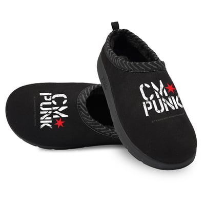 CM Punk ISlide Unisex Signature Mission Slippers - Black