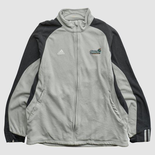 Coastal Carolina Chanticleers Adidas 2000s Full Zip Jacket - Gray - L by Fanatics Real Vintage