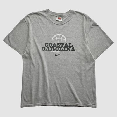 Coastal Carolina Chanticleers Nike 2000s T-shirt - Heather Gray - M by Fanatics Real Vintage