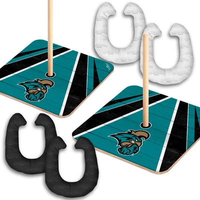 Coastal Carolina Chanticleers Fanpoint Horseshoe Bags Game