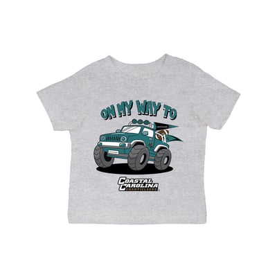 Coastal Carolina Chanticleers Vive La Fete Infant On My Way T-Shirt - Gray