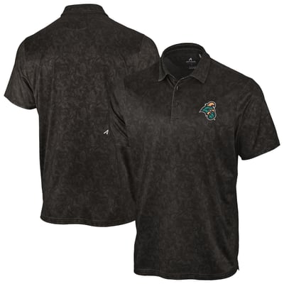 Coastal Carolina Chanticleers Antigua Lush Polo - Black