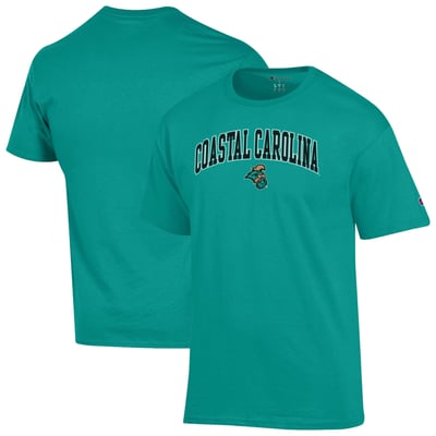 Coastal Carolina Chanticleers Champion Arch Logo T-Shirt - Teal