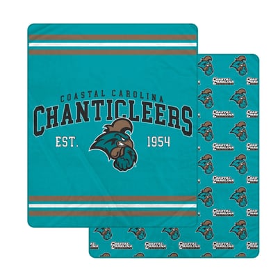 Coastal Carolina Chanticleers Pegasus Legacy Arch Double-Sided 60" x 70" Blanket