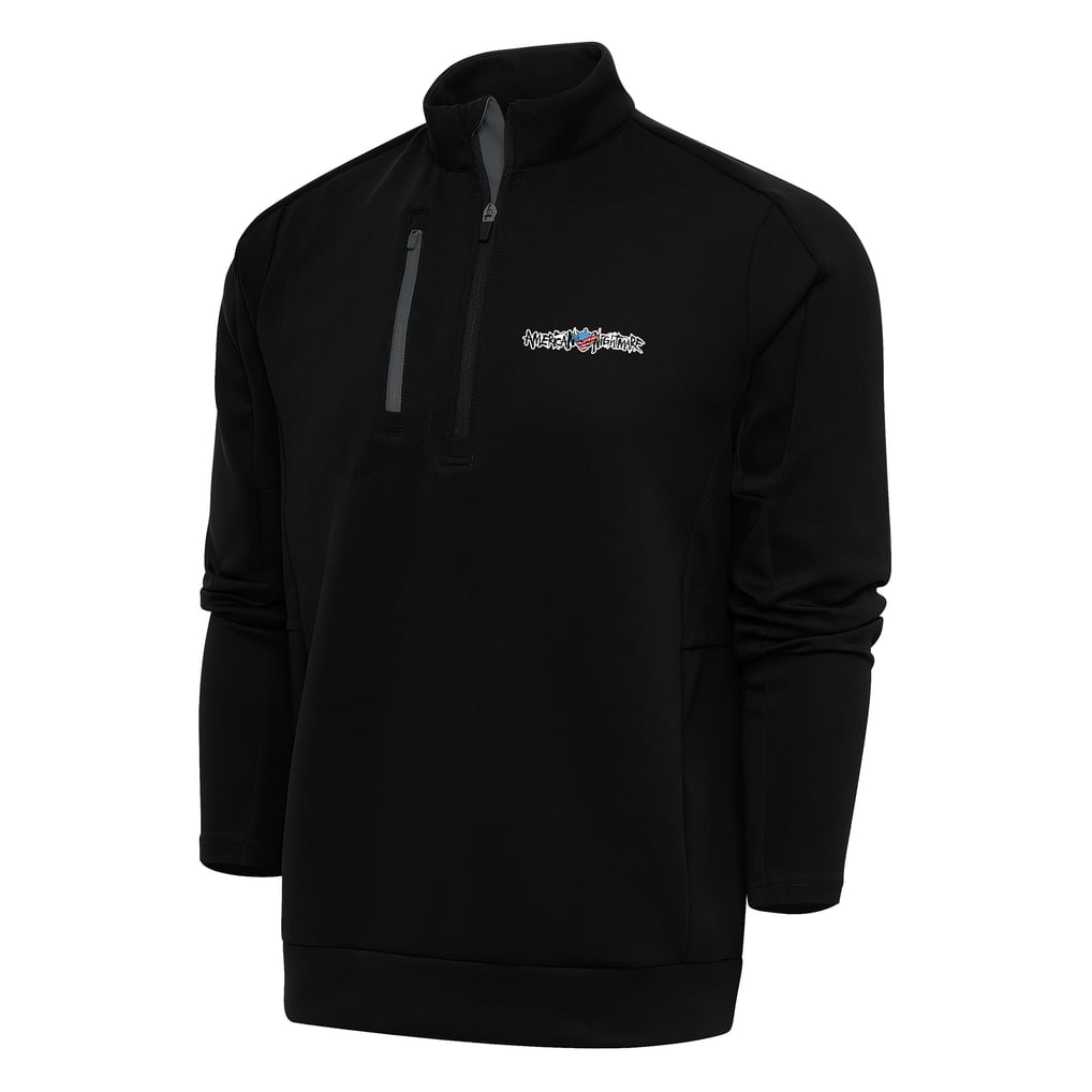 Cody Rhodes Antigua Generation Quarter-Zip Pullover Top - Black