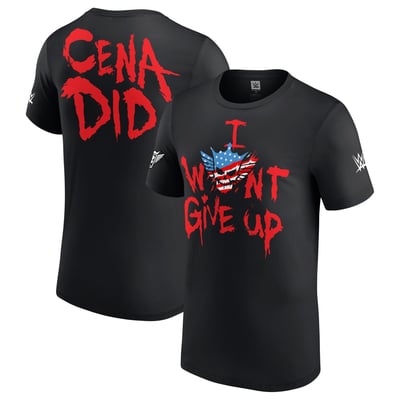 Cody Rhodes I Won't Give Up T-Shirt - Black