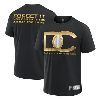 Cody Rhodes WWE Mirror Retro T-Shirt - Black