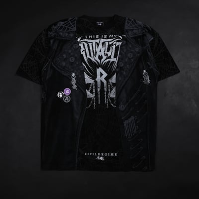 Cody Rhodes Civil Regime x WWE This Is My Nightmare American Classic Oversized T-Shirt - Black